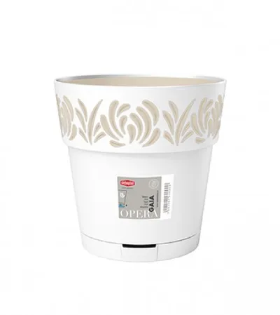 STEFANPLAST Saksija 20x19cm Gaia 88400 bijela