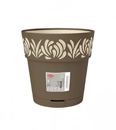 STEFANPLAST Saksija 20x19cm Gaia 88402 smeđa
