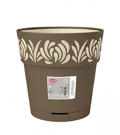 STEFANPLAST Saksija 30x29cm Gaia 88602 smeđa