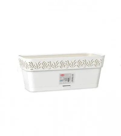 STEFANPLAST Saksija 30x13x12cm Gaia 88700 bijela