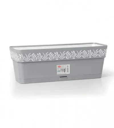 STEFANPLAST Saksija 50x18x17cm Gaia 88801 siva