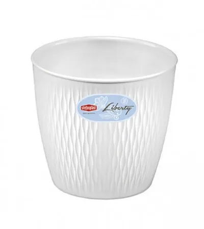 STEFANPLAST Saksija 16x15cm Liberty 87160 bijela
