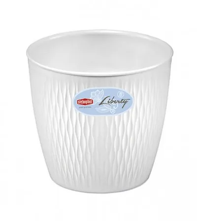 STEFANPLAST Saksija 25x23cm Liberty 87250 bijela