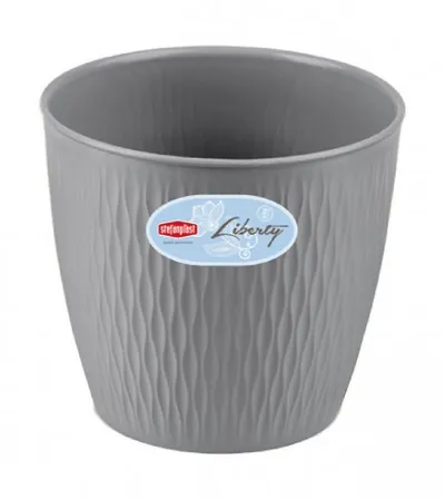 STEFANPLAST Saksija 25x23cm Liberty 87275 siva