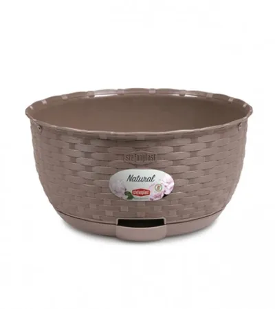 STEFANPLAST Saksija 30x14,5cm Natural 75452 smeđa