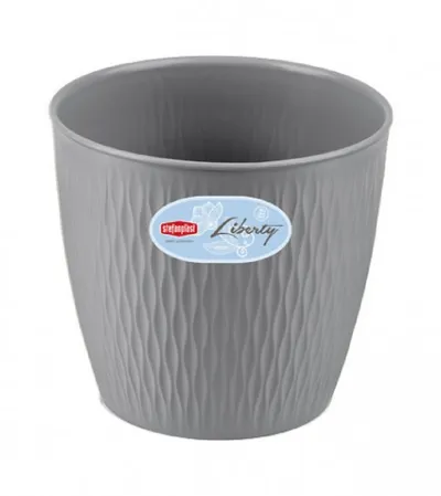 STEFANPLAST Saksija 20x19cm Liberty 87226 siva