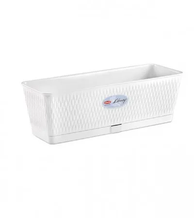 STEFANPLAST Saksija 50x18x16cm Liberty 87507 bijela