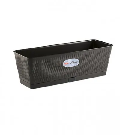 STEFANPLAST Saksija 50x18x16cm Liberty 87509 tamno siva