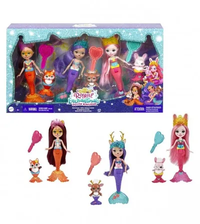 MATTEL Igračka lutkica Enchantimals sirena 9503007000