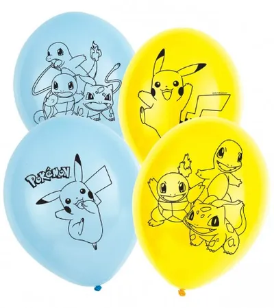 AMSCAN Baloni Pokemon 27,5cm 6/1 9904826