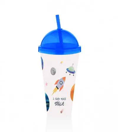 QLUX Čaša sa slamkom dječija 700ml L-00849