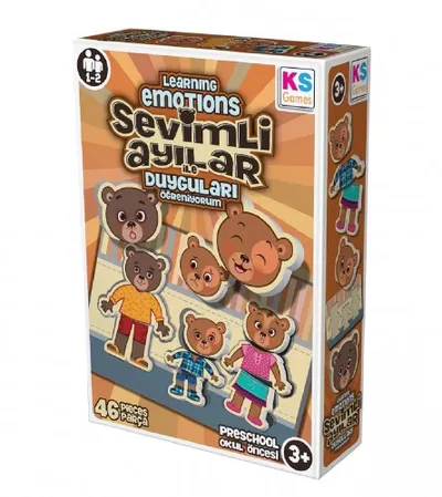 KS GAMES Igračka puzzle Nauči emocije BD172