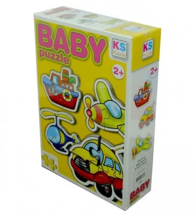 KS GAMES Igračka baby puzzle Transportna vozila 12003