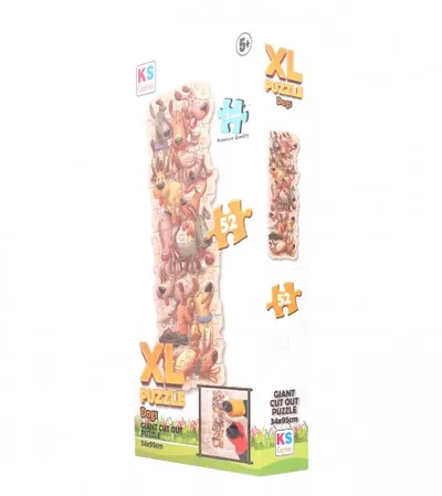 KS GAMES Igračka puzzle Psi XL 28618 52 komada