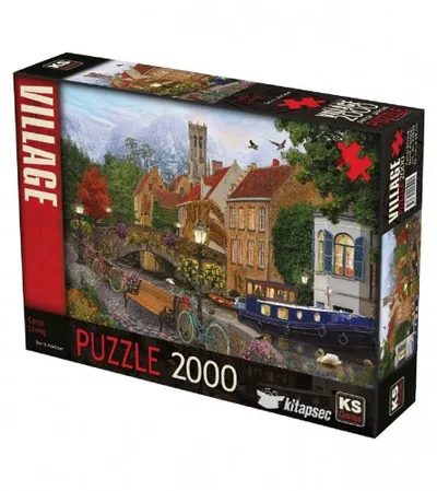 KS GAMES Igračka puzzle Village 22509 2000 dijelova