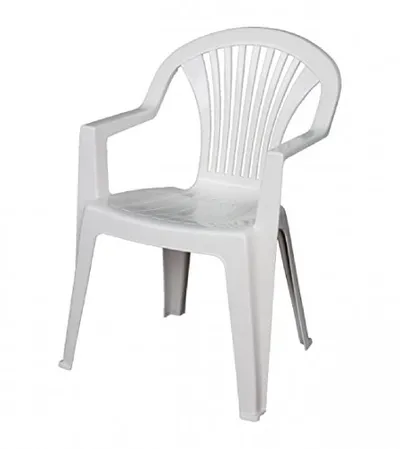ARETA Stolica LIDO 58x57x81cm PVC bijela