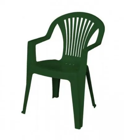 ARETA Stolica LIDO 58x57x81cm PVC zelena