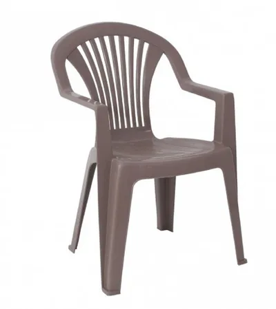 ARETA Stolica LIDO 58x57x81cm PVC smeđa