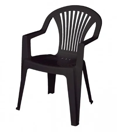 ARETA Stolica LIDO 58x57x81cm PVC antracit