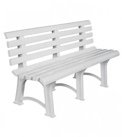 ARETA Klupa ATENA 150x73x51cm PVC bijela