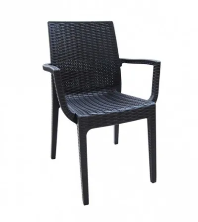 ARETA Stolica DAFNE 55x54x85cm PVC siva