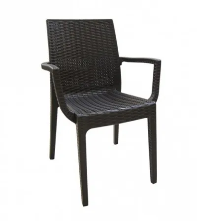 ARETA Stolica DAFNE 55x54x85cm PVC coffee