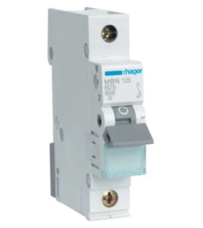 HAGER Osigurač automatski 25A 1P B 6kA MBN125