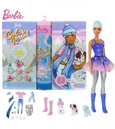 MATTEL Igračka otkrij svoju Barbie HBT74 sa 25 iznenađenja