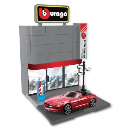 BURAGO Igračka izgradi svoj grad Autosalon 18-31501