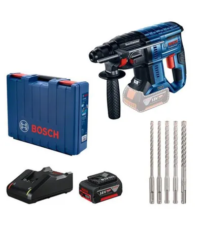 BOSCH Bušilica udarna aku + SDS Plus GBH 180-LI (1x4Ah) Set