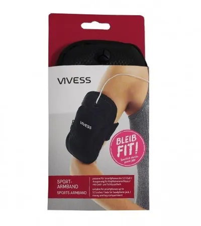 VIVESS Narukvica sportska crna 1133-7259078