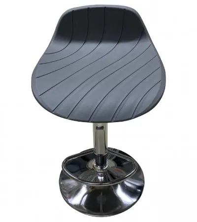 MASTER Stolica barska KY-011 tamno siva krom