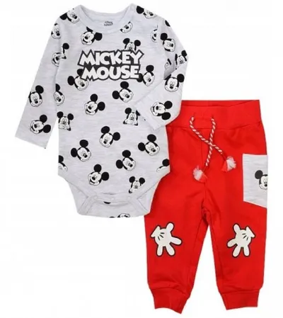 MASTER Baby set body i trenerka Mickey mouse 62/92 5112A7