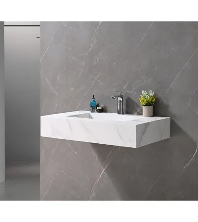 MASTER Umivaonik kameni 80x50x15cm SP-8399 mat bijeli