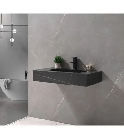 MASTER Umivaonik kameni 80x50x15cm SP-8399 mat crni
