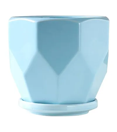 MASTER Saksija keramička velika 19cm plava 01230154