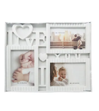 MASTER Okvir za sliku 27x32,5cm PVC za 3x(10x15cm) I LOVE YOU 01230518