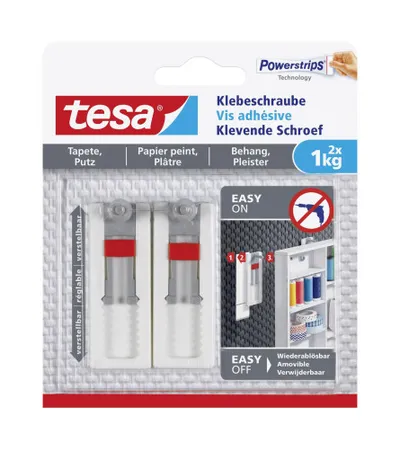 TESA Vijak samoljepljivi podesivi 2/1 77775