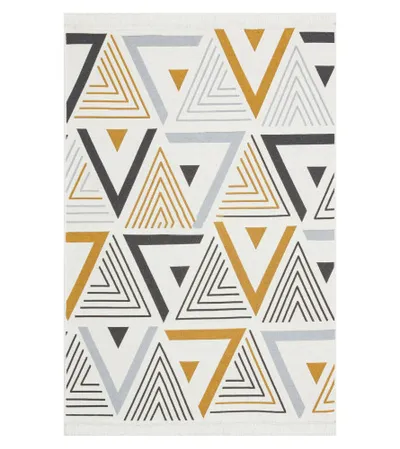 MASTER Tepih ARYA KILIM 0161 80x150cm žuta/siva