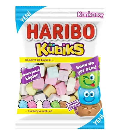 HARIBO Bombone gumene Kubiks 80g