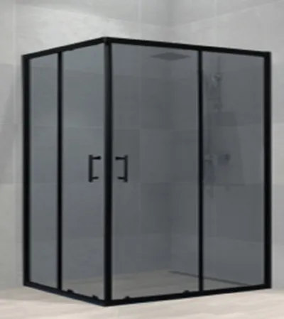 MASTER Staklo tuš kabine 80x120cm LP-530 crno