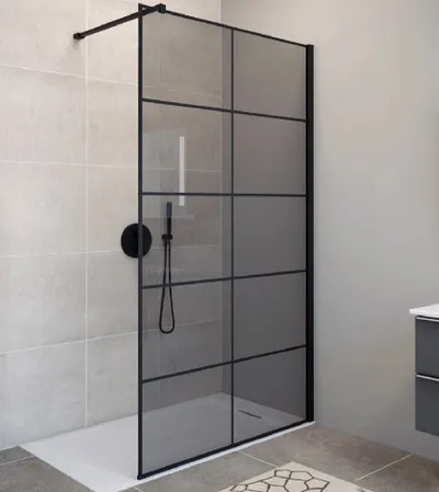 MASTER Staklo tuš kabine 80x195cm LP-172-3G crno