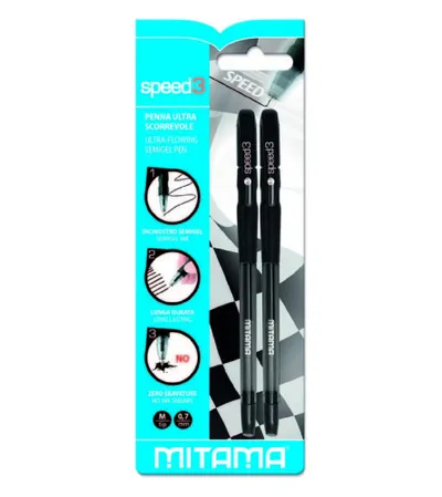 MITAMA Olovka hemijska 0,7mm 2/1 61701 crna