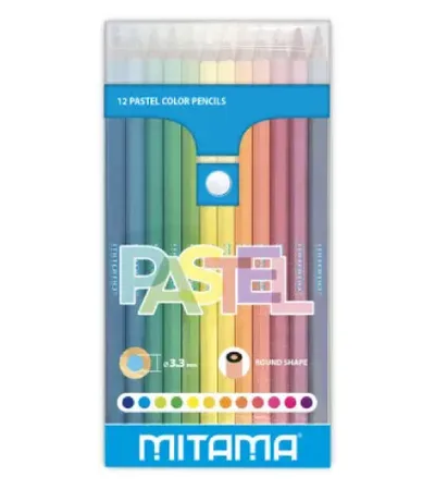 MITAMA Bojice drvene Pastel 12/1 62827