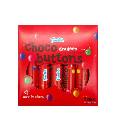 FUNDIEZ Bombone Choco Buttons 5x25g