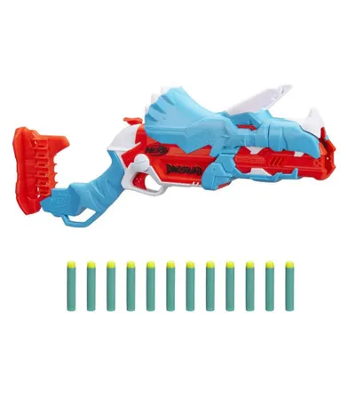 HASBRO Igračka puška sa mecima Triceblast Dinosquad F0803
