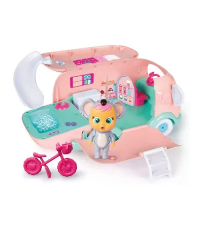 MATTEL Igračka lutkica Cry Babies i njen kamper auto 91931