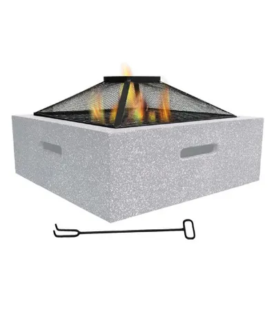 MASTER Kamin vrtni ognjište MGO 52,5x52,5x41cm R19S0625-002 bijeli