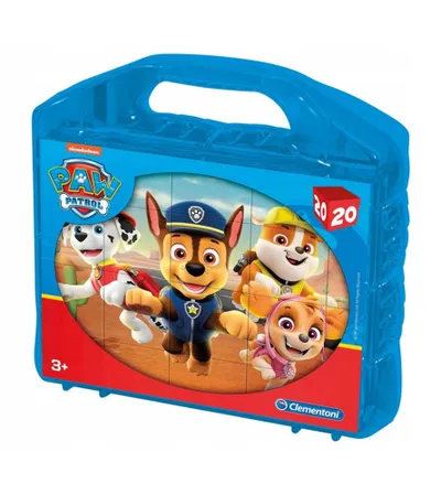 CLEMENTONI Igračka kocke za slaganje u koferu Paw Patrol 97833