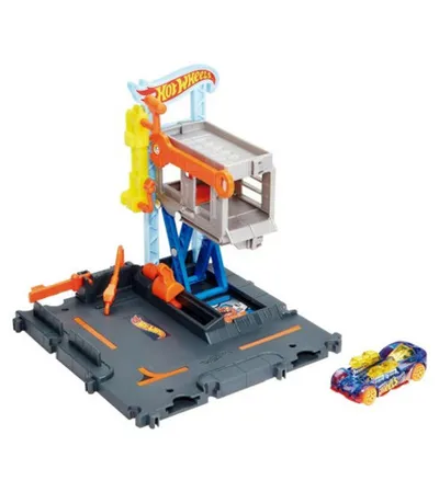 MATTEL Igračka garaža sa autićem Hot Wheels HDR25